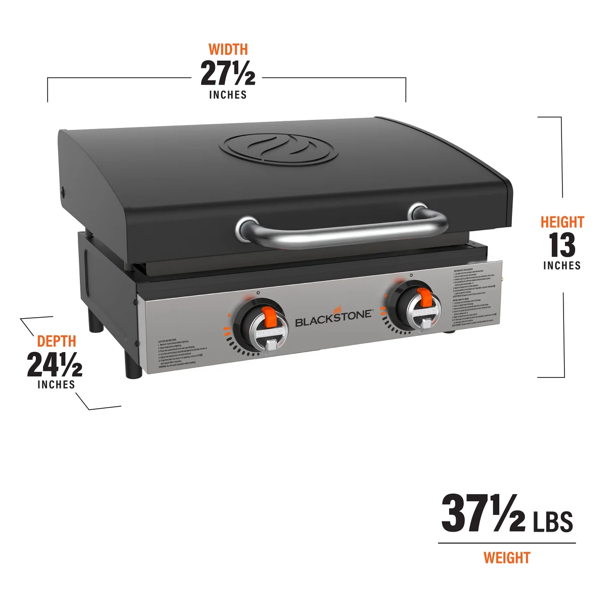 Blackstone Original 22in Griddle W:hood and Carry Bag image 13