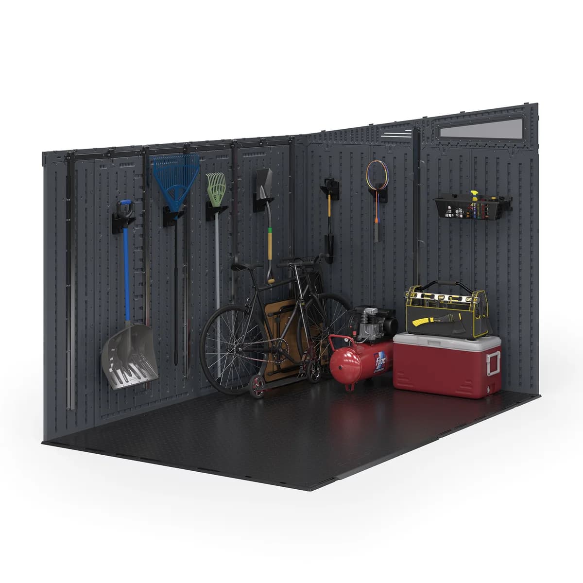 Suncast 10'X7' Barndoor, Grey image 2
