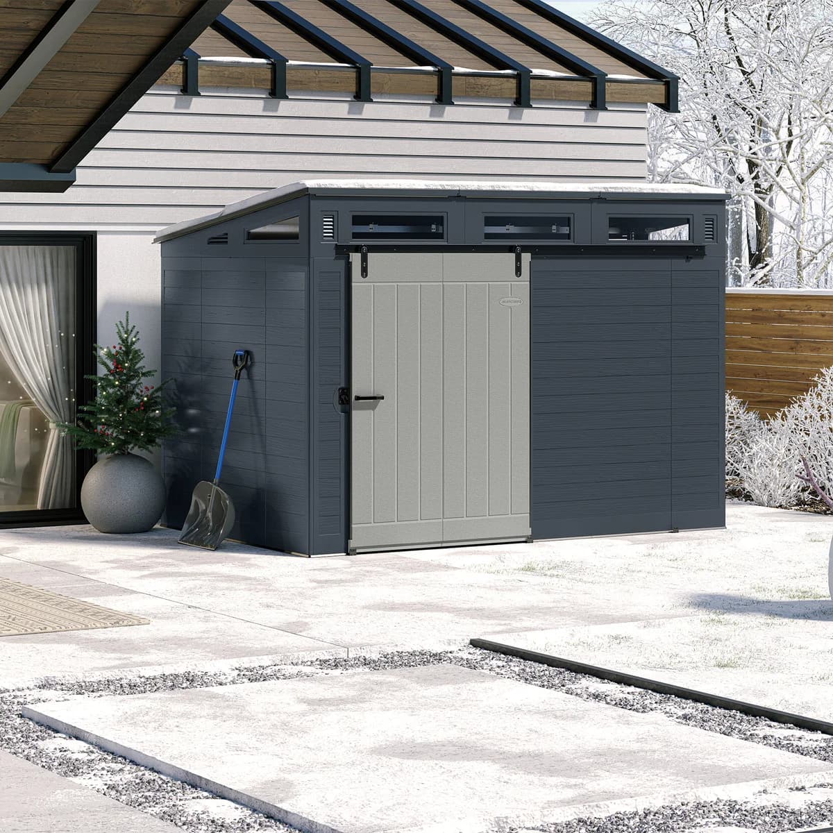Suncast 10'X7' Barndoor, Grey image 7