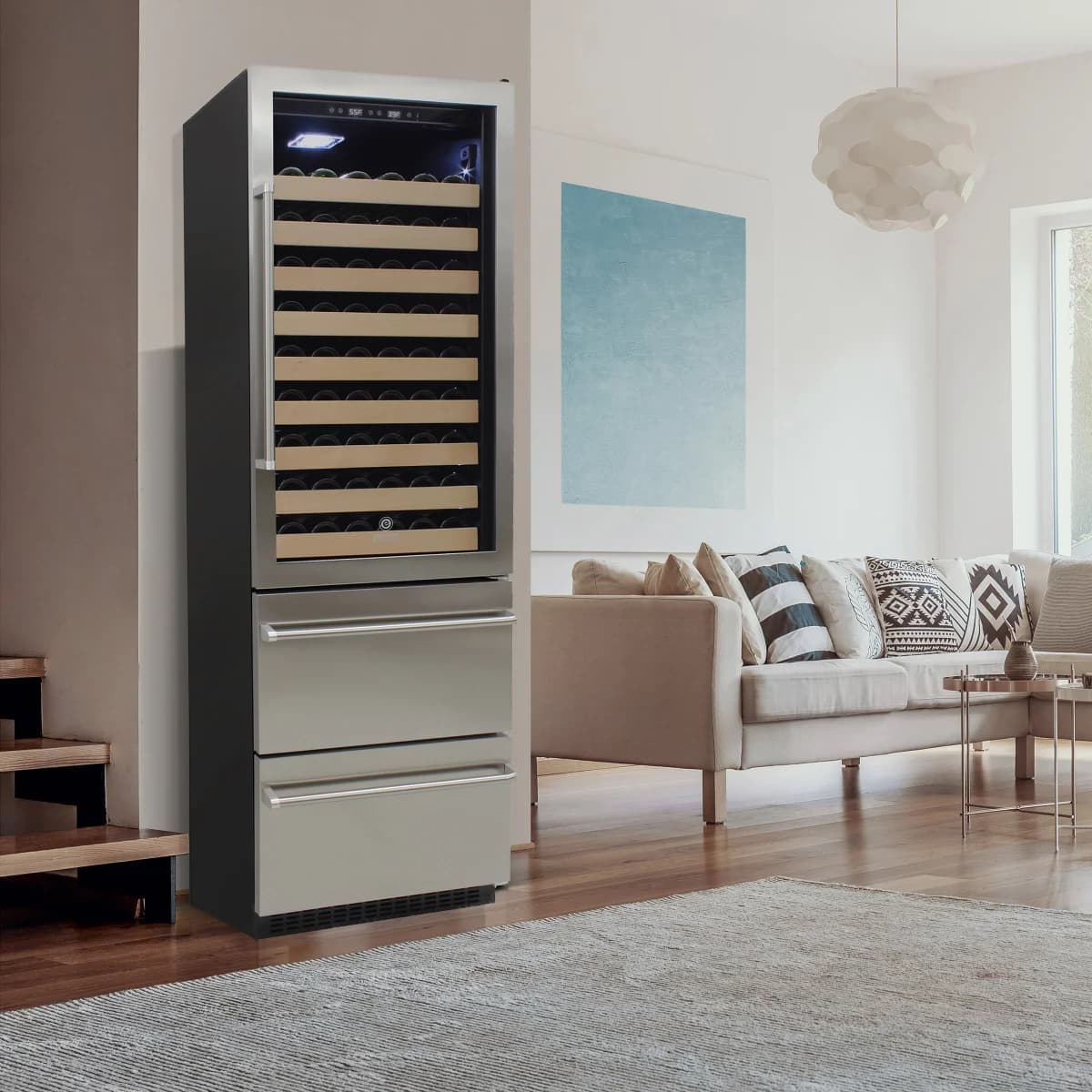 Vinotemp 108-Bottle Wine Cooler (EL-BWC108SS) image 2