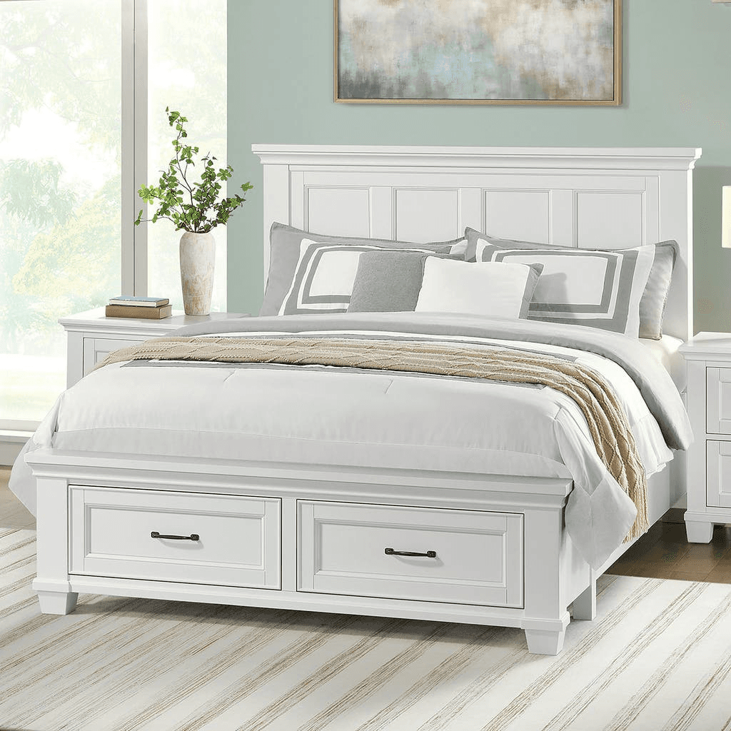 Rose Universal Broadmoore Bed Frame with Storage, King