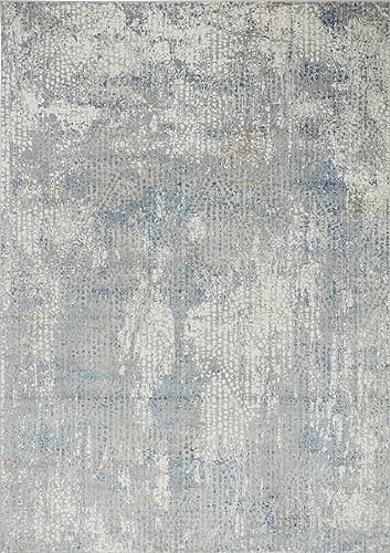 Pasargad Home Turkish Stella Design Power-Loomed Beige/L. Grey Abstract Area Rug- 9' 6'' X 13' 6'' image 2