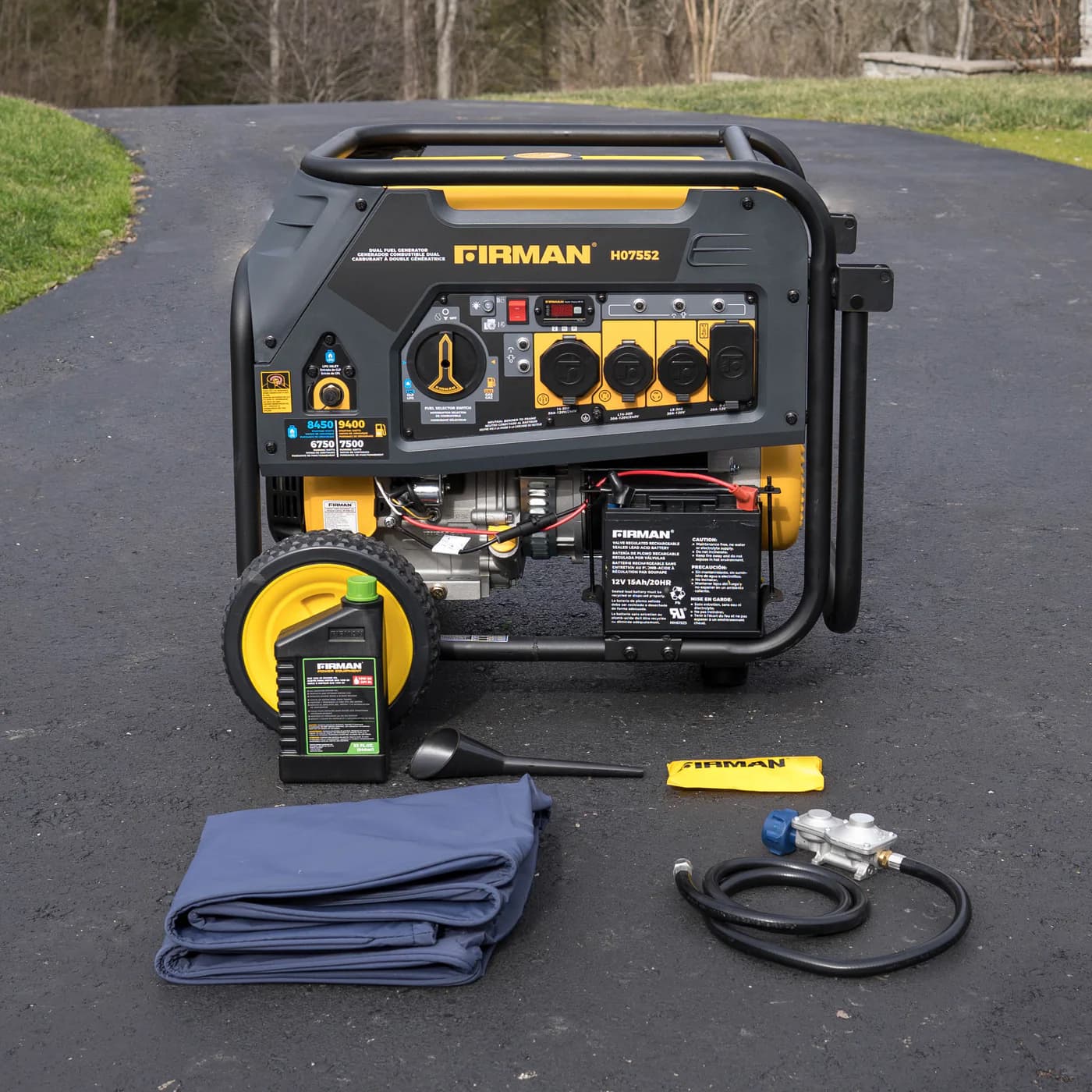 Firman 7500W Running / 9400W Peak Dual Fuel Generator image 7