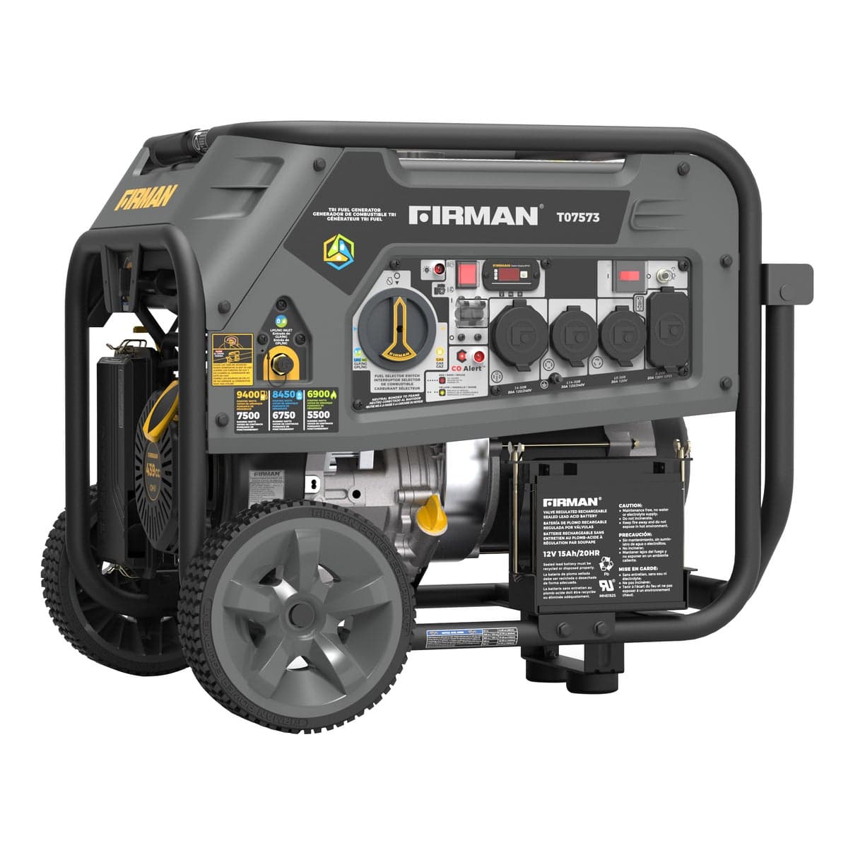 Firman 7500W Running / 9400W Peak Dual Fuel Generator image 14
