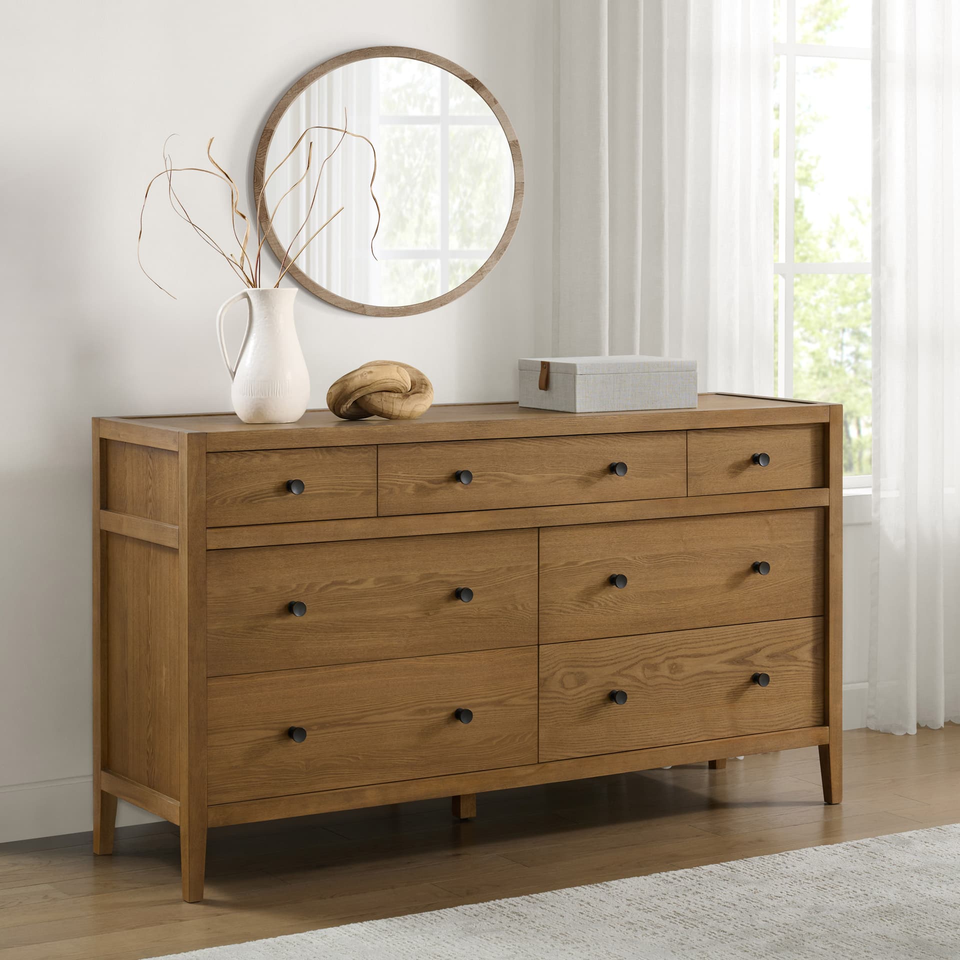 Avalon 7-Drawer Dresser, Wood