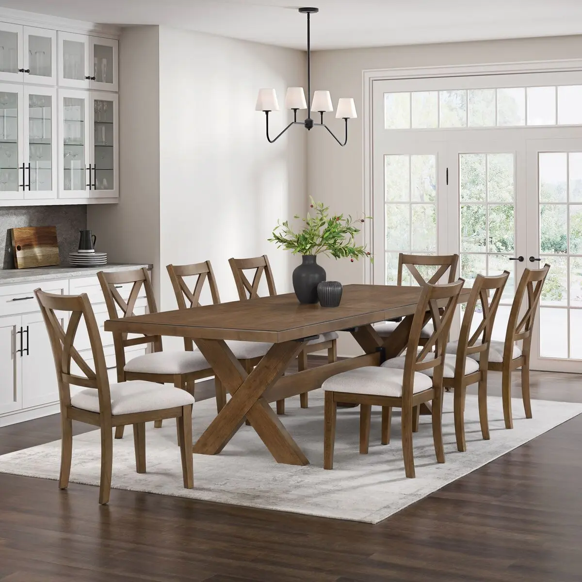 Lathan Dining Table and 8 Chairs