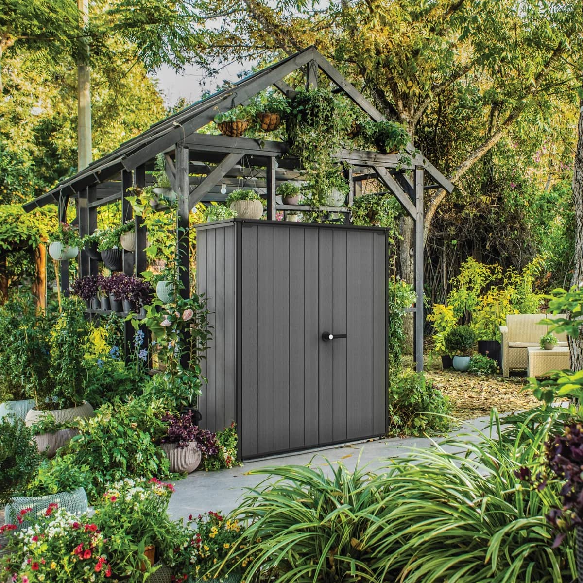 Alto Premium Modern Vertical Outdoor Storage Shed
