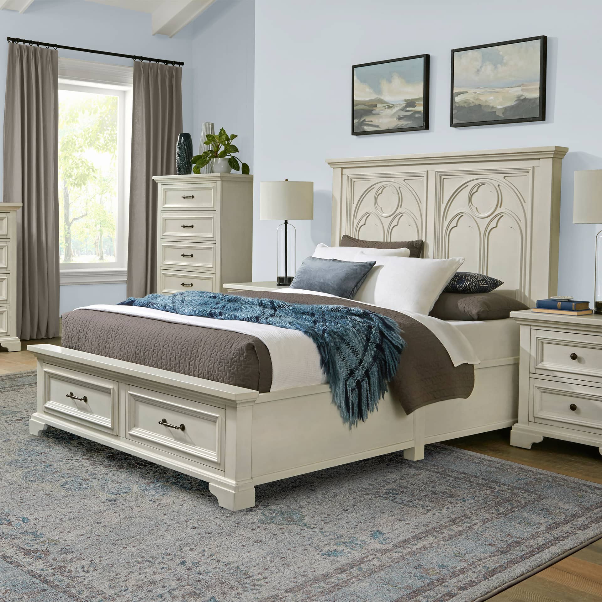 Justine Storage Bed, Queen