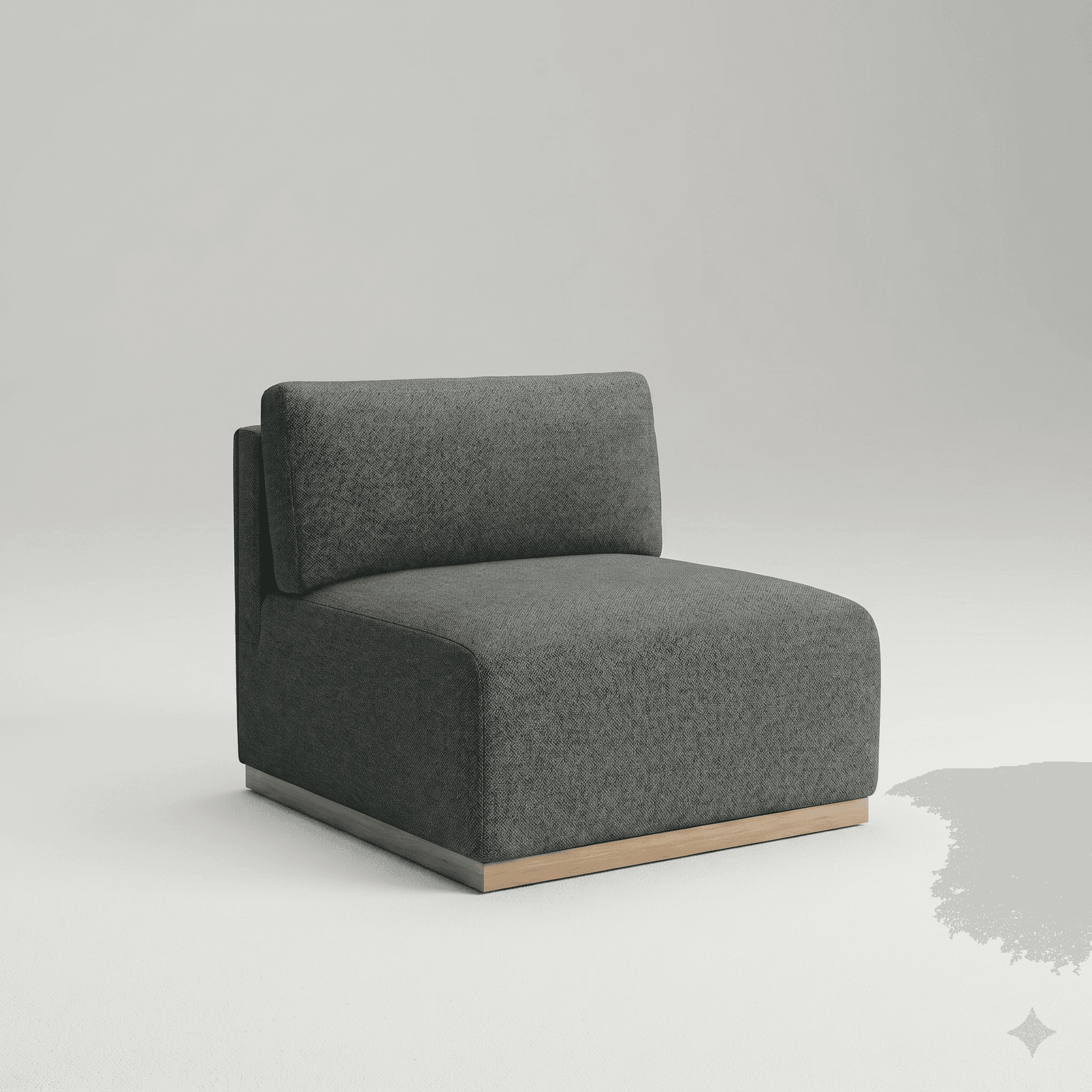 Henredon Murphy Fabric Armless Chair